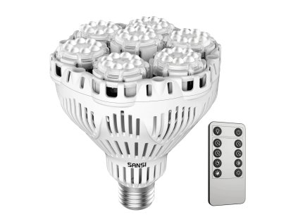 imgi 16 BR30 40W LED Grow Light Bulb With Remote Control US ONLY