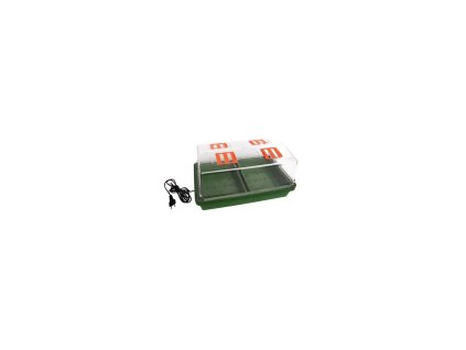 61766 sklenik plastovy tvrdy plast vyhrivany 38x24x19 cm
