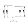36827 1 prechod pvc 200 150mm