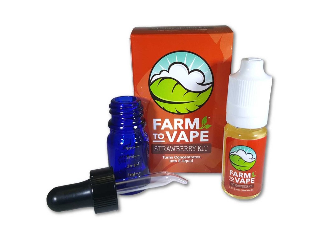 Farm To Vape set for dissolving resin 10ml Strawberry