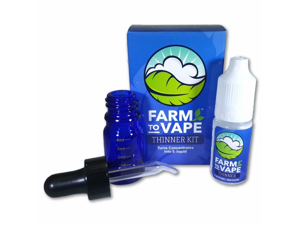 Farm To Vape set for dissolving resin 10ml Natural