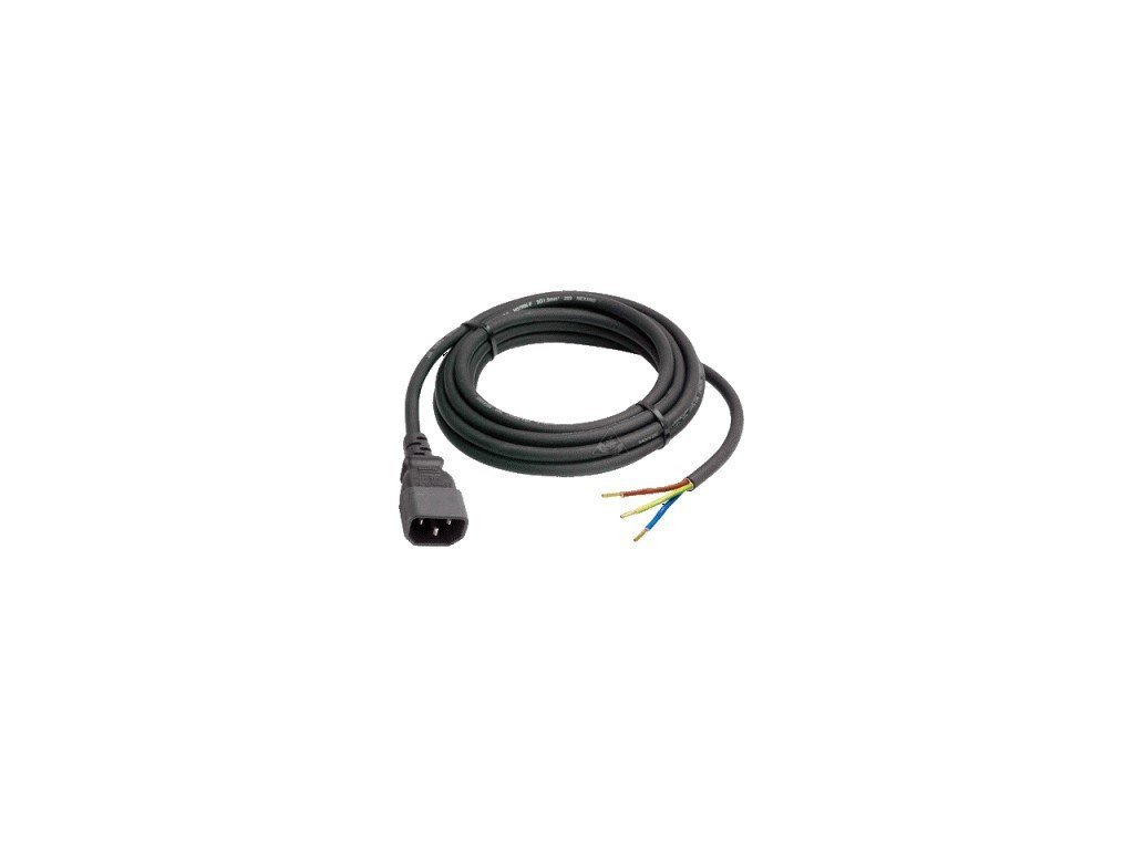 Cable with 2 ms IEC connector for plug and play shade connection