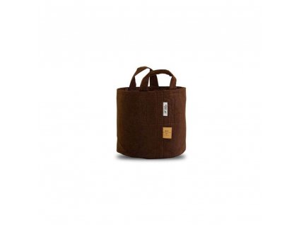 Root pouch Boxer brown textile 16l, non-degrading, 28x26cm with handle
