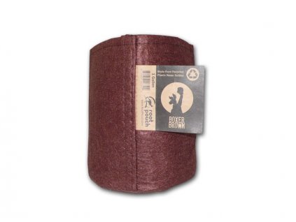 Root pouch Boxer brown textile 3.8l, non-degrading, 15x19cm