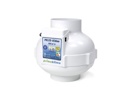 Fan Prima Klima PK125-ECblue, speed regulator, 680m3/h