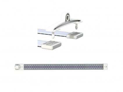 2xCosmorrow Led 20w 24V L50Cm ULTRAVIOLET + Cosmorrow fixture 2x20W