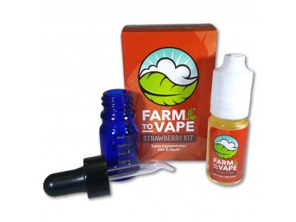 Farm To Vape set for dissolving resin 10ml Strawberry
