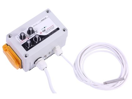 GSE Digital controller for temperature, min & max fan speed and 2x5A hysteresis