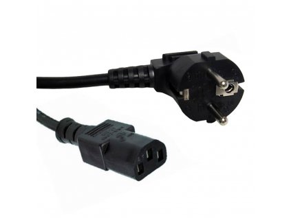 Power cable with EU socket 2m - IEC female