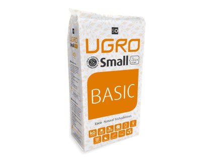 Pressed coconut U Gro small - after rehydration of 11 l of coconut substrate