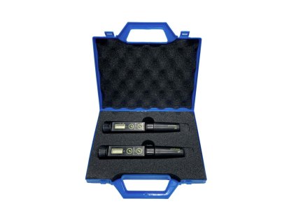 Milwaukee EC66 a pH51 set in a briefcase