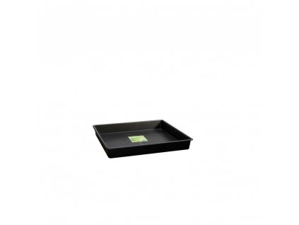 Garland plastic tray Square Tray Black 100x100x12 cm