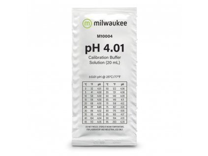 Milwaukee pH 4,01 buffer solution, 20ml