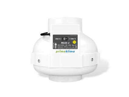 Fan Prima Klima PK125-2 125mm, 220/400 m3/h - 2-speed