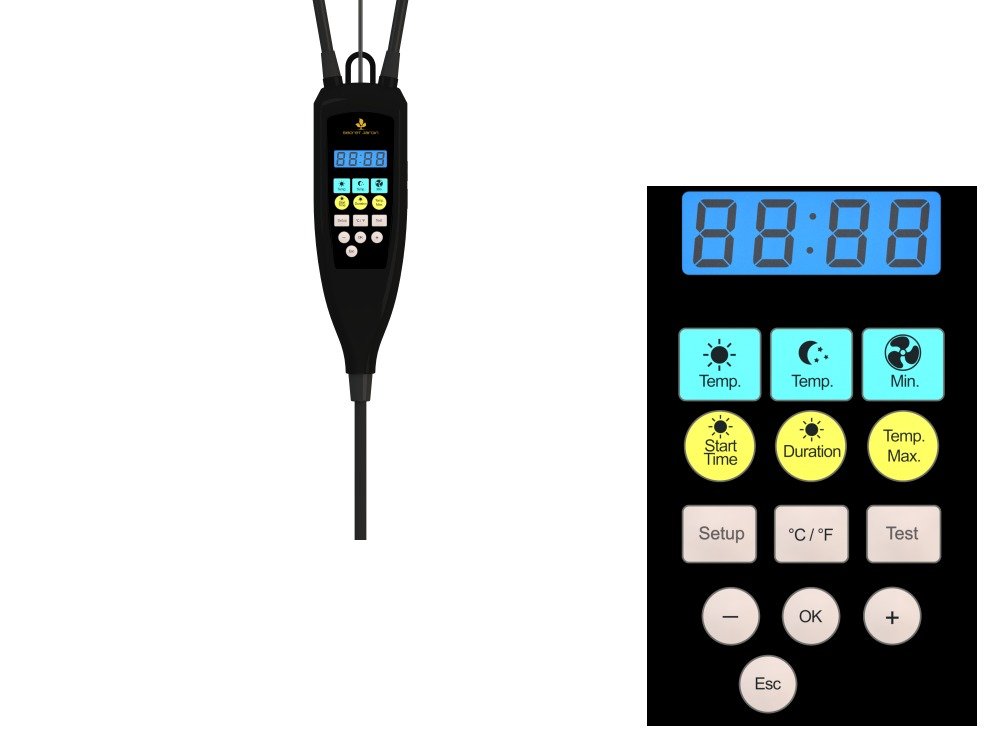 Secret Jardin Nano Grow, universal temperature controller, fan speed and light