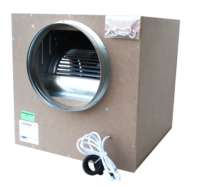 Airfan ISO-Box 6000m3/h - soundproof fan including flanges and hooks for mounting
