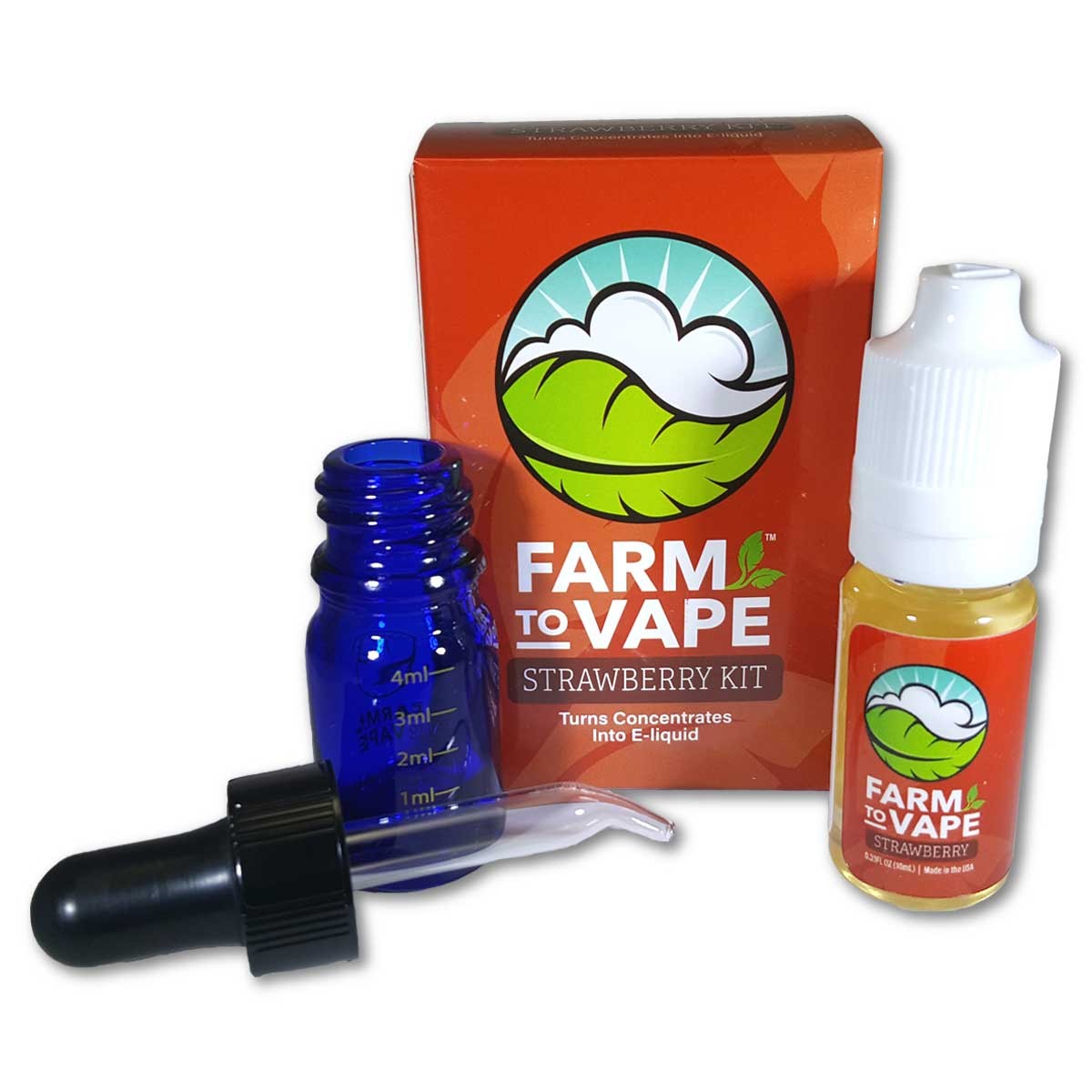 Farm To Vape set for dissolving resin 10ml Strawberry