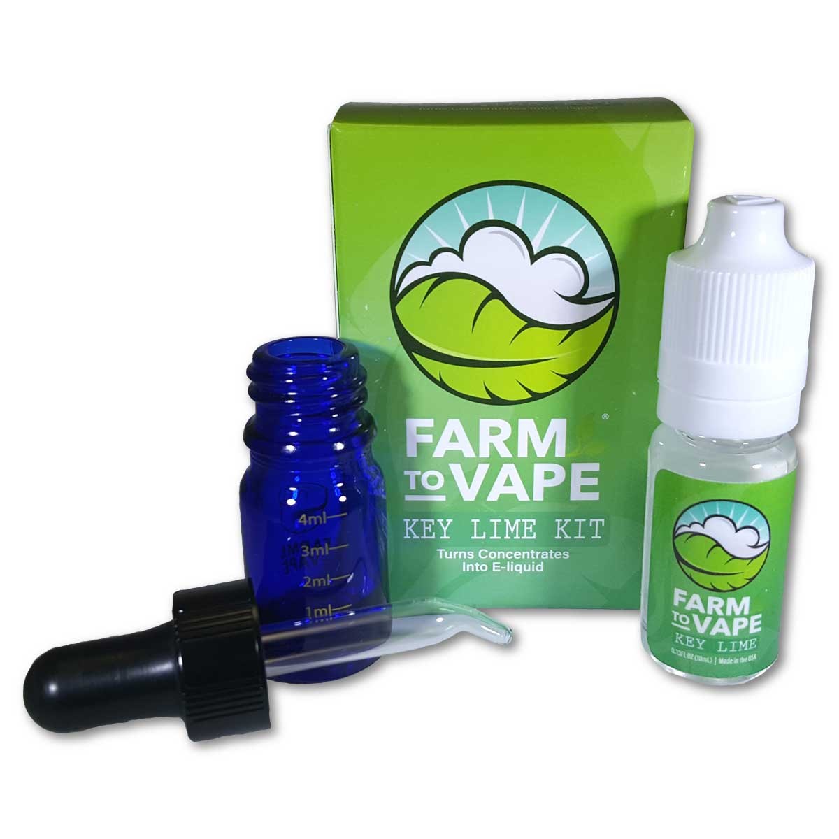 Farm To Vape set for dissolving resin 10ml Lime