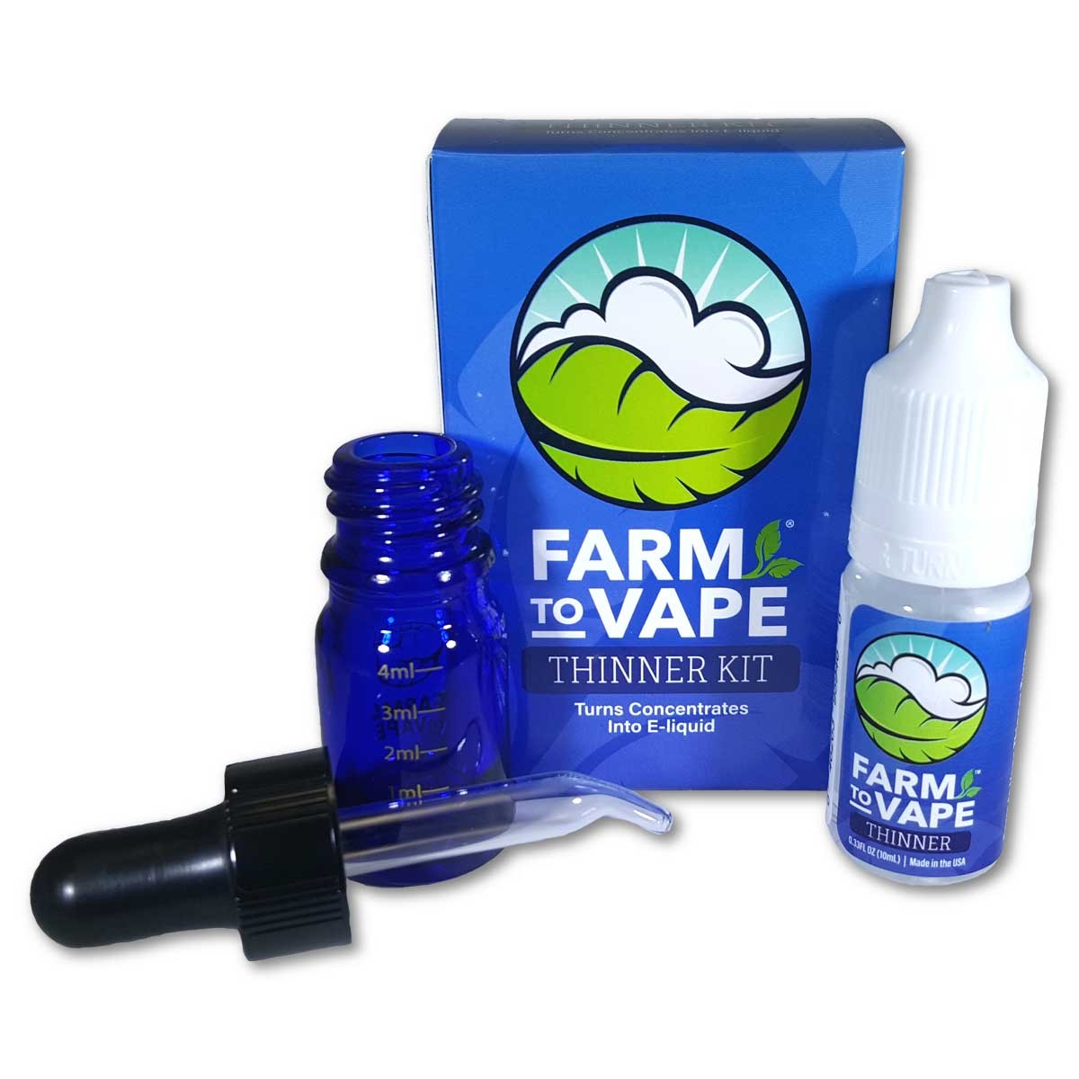 Farm To Vape set for dissolving resin 10ml Natural