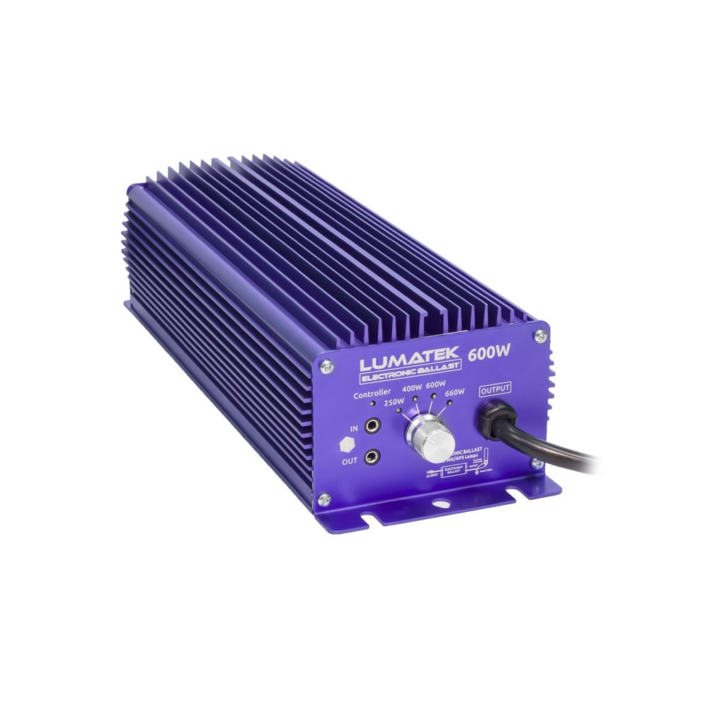 Lumatek digital ballast 600W, 240V - Controllable