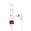 Extension cable with switch 3 sockets 3m 3x 1,5mm