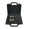 Set EC and pH meter in case