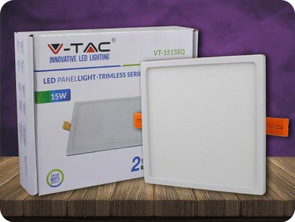 Led panel 15W, (1500Lm), négyzet alakú