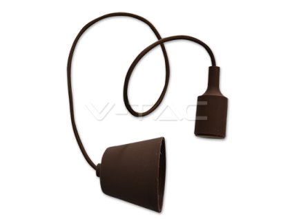 Függő E27 izzókhoz, barna