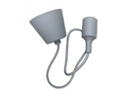 Függő E27 izzókhoz, szürke