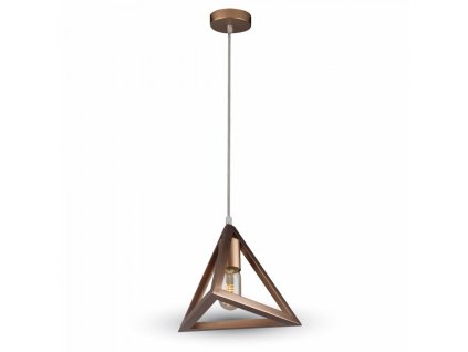 Geometrikus függőlámpa, arany és fekete, tűs