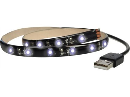 LED szalag TV-hez, 100cm, USB, kapcsoló [WM501]