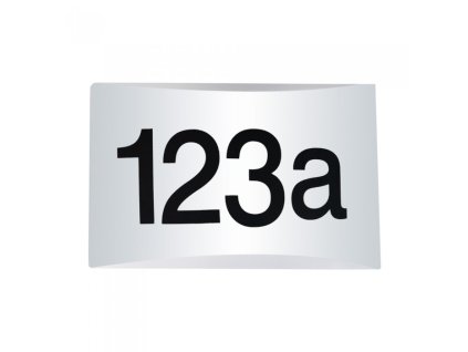 Falra szerelhető címjelző lámpatest fényérzékelővel, 10W, 800lm, Samsung chip, IP54