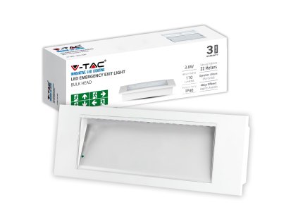 Vészhelyzeti LED-es zseblámpa 3,8W, 110lm, IP20, 6000K