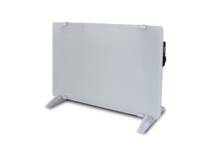 2000W fűtőtest, üvegpanel, 2 üzemmód, fehér