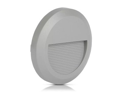 LED lépcsőfény, 2W, 60lm, IP65, szürke