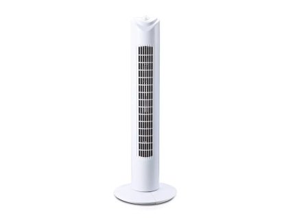 45W-os oszlopos ventilátor 79cm, 60 perces időzítővel, 3 sebességgel, fehér színben