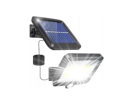 LTC reflektor napelemmel és PIR érzékelővel, 10W, 1000LM, 1800mAh [LXLL141]