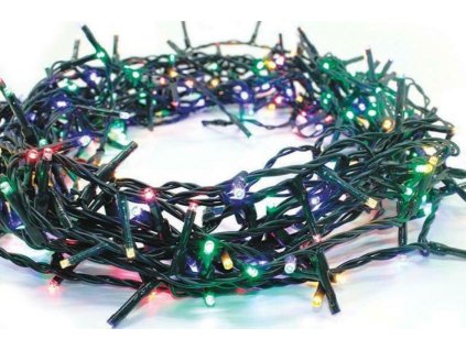 LED kültéri karácsonyi lánc, 700 LED, 34,95m, 3m vezeték, 8 funkció, IP44, RGBY [X08700312]