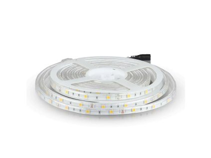 Kültéri RGB LED szalag 5m, 3.5W/m, 70LM/m, 30LED/m, IP65, 12V, vízálló