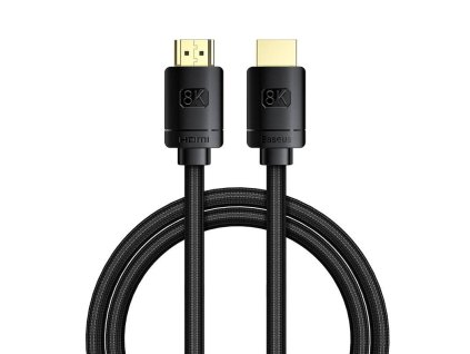 eng pl Baseus High Definition Series HDMI 2 1 cable 8K 60Hz 3D HDR 48Gbps 1m black 20528 1