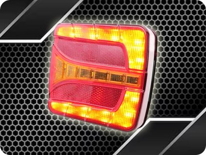 LED HÁTSÓ LÁMPA 5 FUNKCIÓVAL, 12/24V, CSAVAROS RÖGZÍTÉS, BAJONETT CSATLAKOZÓ, BAL, JOBB