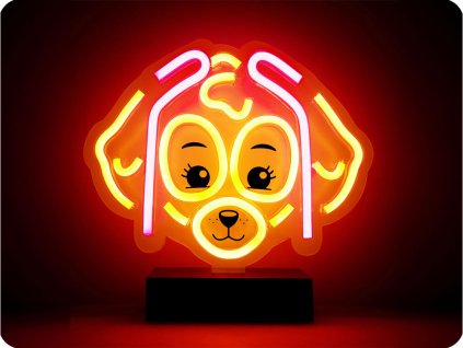 LED NEON ÁLLVÁNY DÍSZÍTÉS MANCS ŐRJÁRAT - SKYE [GSM189328]