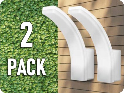 Kerti LED lámpa FRENIT keret nélküli 20W, 2300lm, 4000K, IP65, fehér/2-PACK! [AD-OP-6204WLPM4]