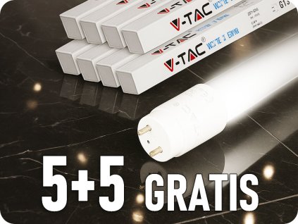 LED cső T8 18W, 1850lm, G13, Nano műanyag, 120cm, 5+5 gratis!