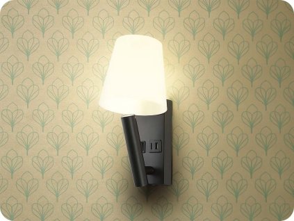 LED éjjeli lámpa 2W, 60lm, USB/PD, CREE CHIP, fekete