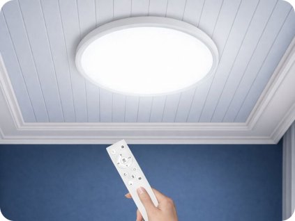 LED világítás távirányítóval Estela 40W, 4300lm, fehér [WO8022]