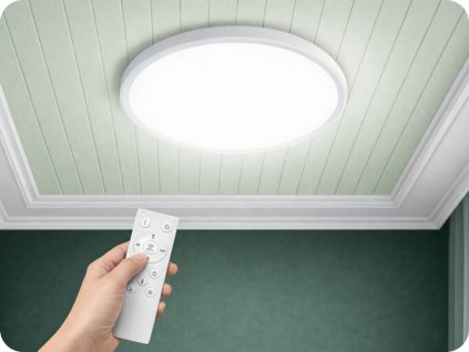 LED világítás távirányítóval Estela 50W, 5400lm, fehér [WO8023]