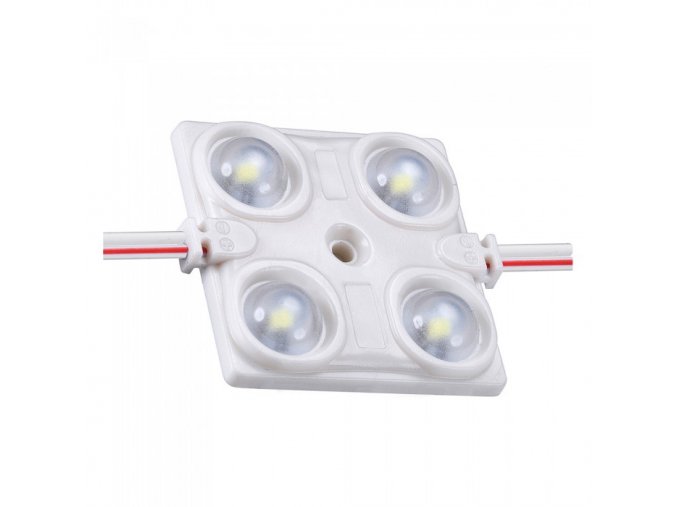 LED modul SMD2835, 1.44W (120lm), 4xLED, IP68, 160°, piros