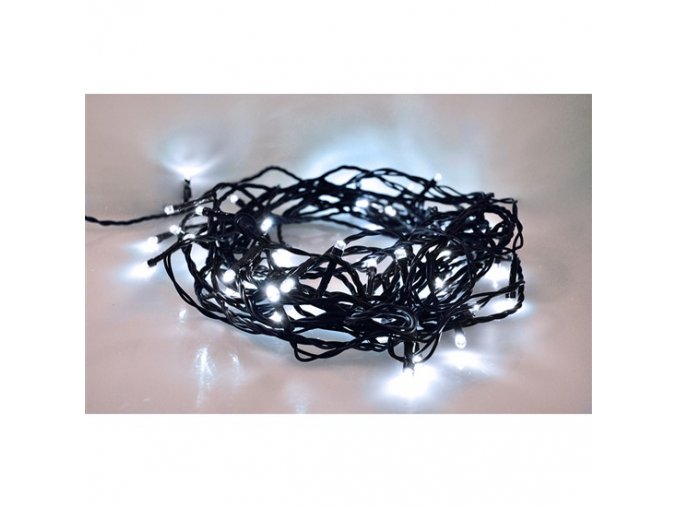 Solight LED kültéri karácsonyi lánc, 300 LED, 30m, 5m vezeték, IP44, fehér fény [1V04-W]