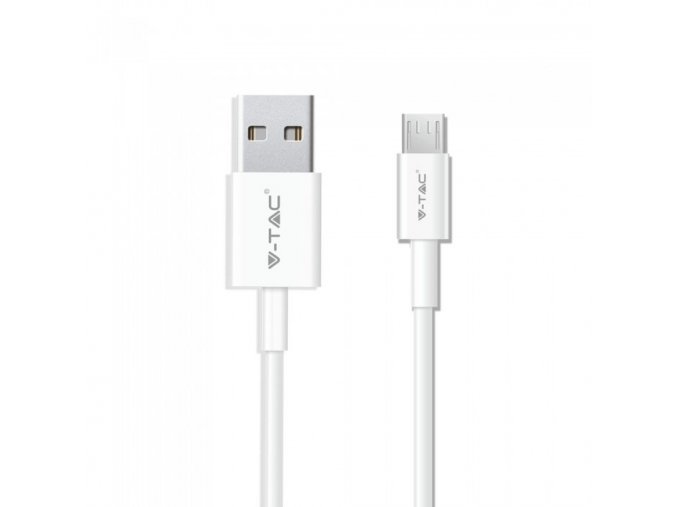 1M mikro USB kábel, fehér (Pearl sorozat)